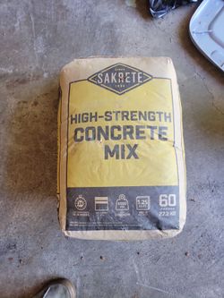Concrete bags 60lbs