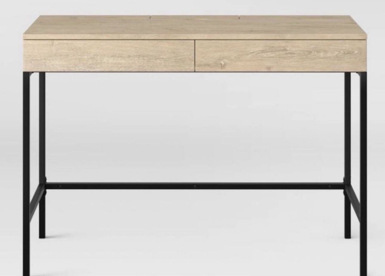 Loring Wood Writing Desk with Drawers - Project 62â„¢ Vintage Oak