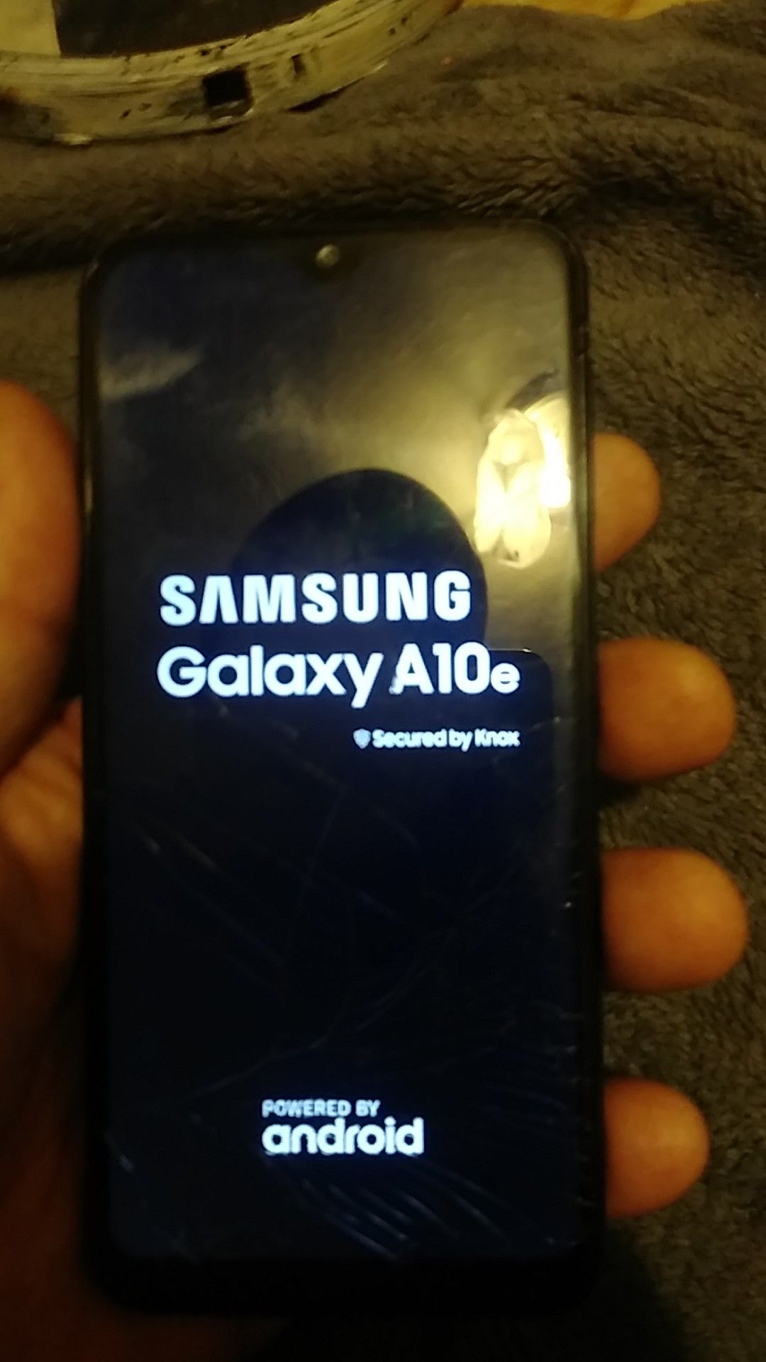 With Service. METRO PCS. SAMSUNG GALAXY A10E. 32gb. Small crack but does not affect phone at all Best offer Metro Pcs