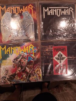 Manowar Vinyl Records 