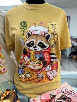 Racoon ramen t shirt