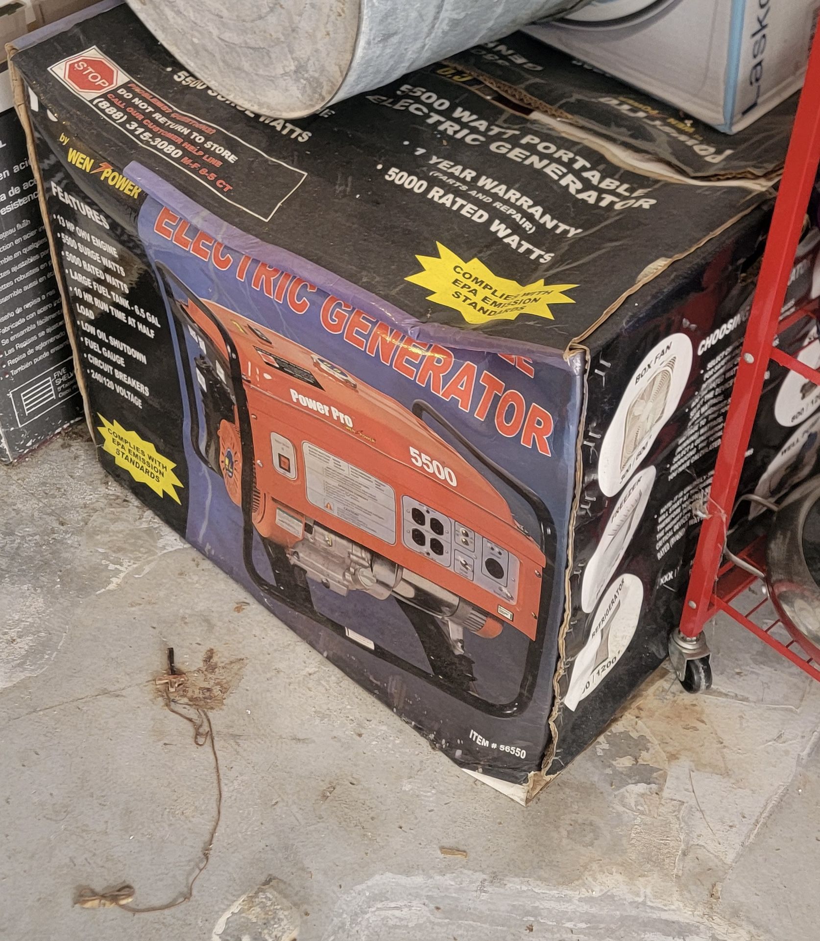 5500 Watt Electric Generator