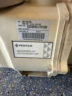 Pentair Whisperflo