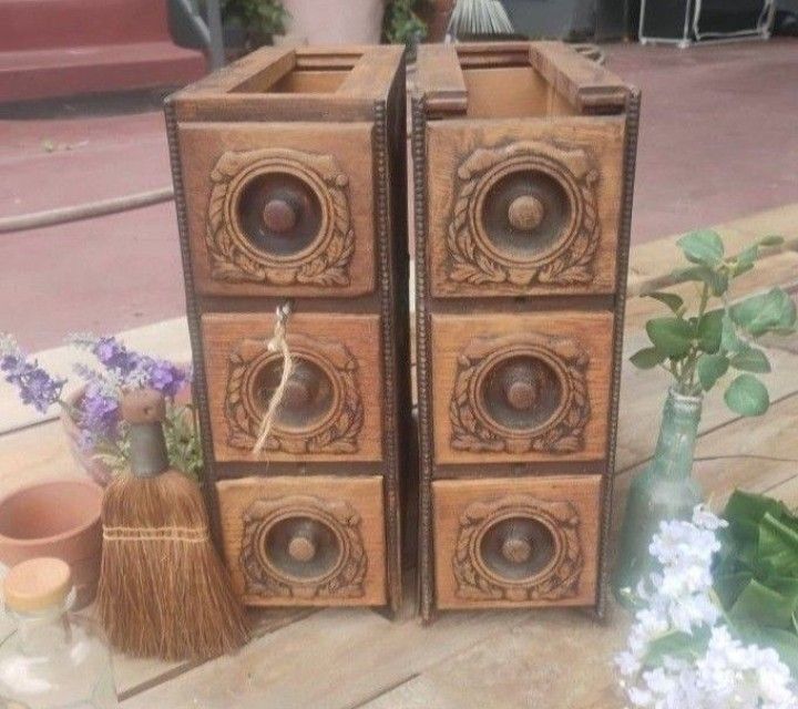 Little Drawers Sewing Machine Drawers with Key