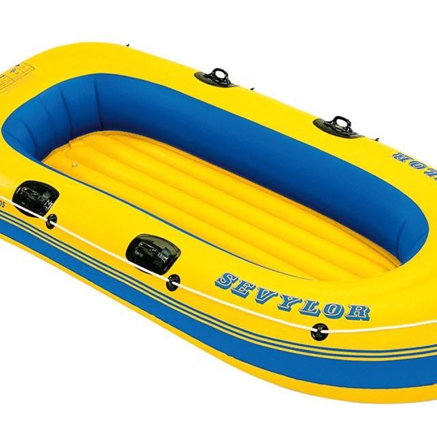 Sevylor Caravelle K105 Inflatable Boat W 2 Paddles And Life Vests For Sale In Los Angeles Ca Offerup