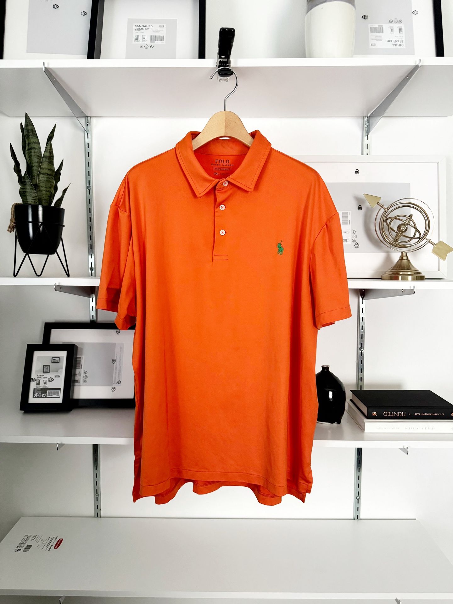 New! Men's Polo Ralph Lauren performance shirt. Retail $128. Size 2XL. Color Orange. Brand new without tags