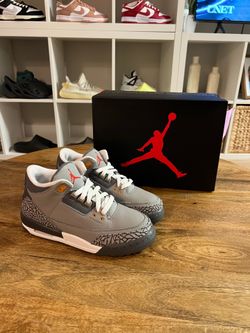 Jordan 3 cool grey size 6.5 Deadstock