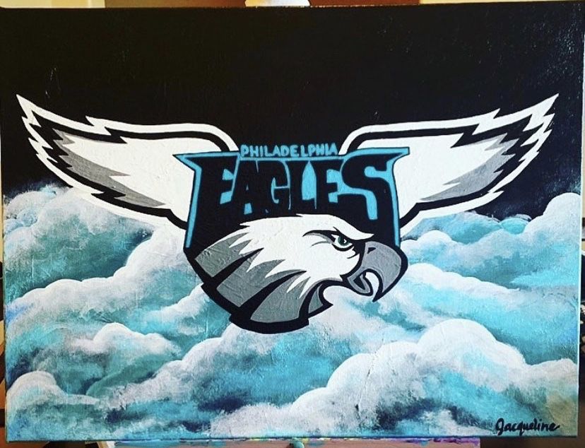 Original Philadelphia Eagles Painting