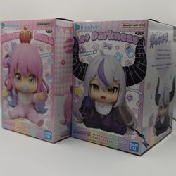 Banpresto #hololive IF -holobabies- releases featuring VTubers Himemori Luna and La+ Darknesss.  Set