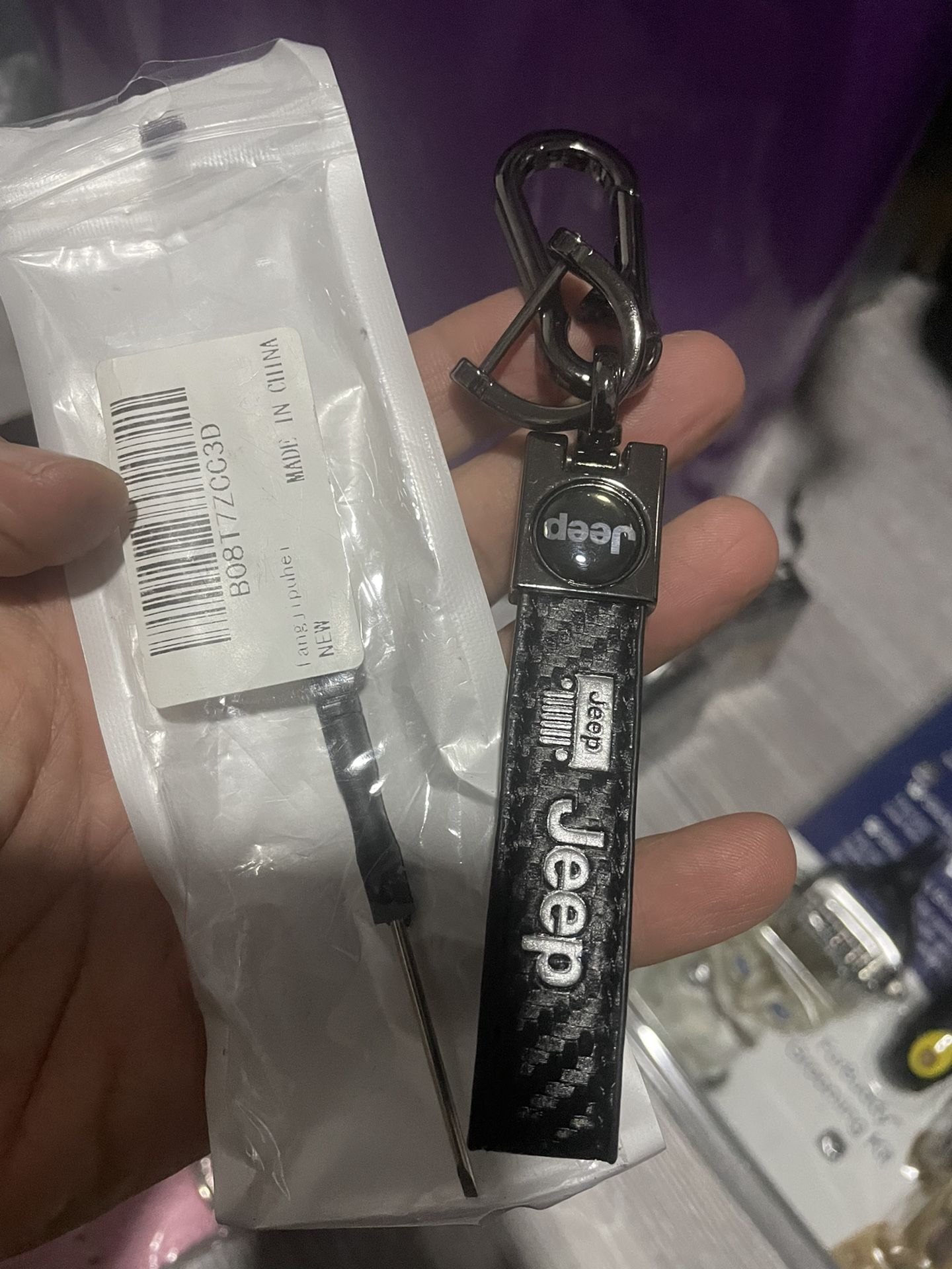 Jeep car keychain new