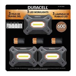 (NEW) Duracell LED Worklights ( 3 Pack )