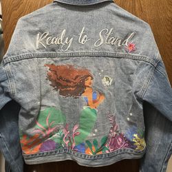 The Little Mermaid Women’s Denim Jacket Small