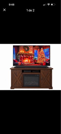 TV electric fireplace -mueble tv con calenton π₯βΌοΈ
