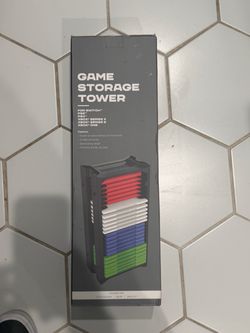 Vintage game tower rack