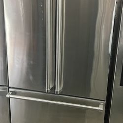New Viking 36 Inch French Door In Stainless Steel