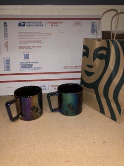 Starbucks Iridescent Fall Mugs
