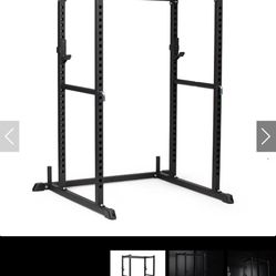 Full Squat Rack w/45lb Bar and Weights