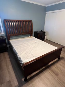 Queen Sleigh bed frame
