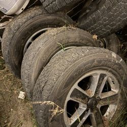 Jeep Wrangler Wheels  Tires Set Of 5