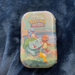*SEALED* Celebrations Mini Tin - Kanto Sealed Pokemon Charmander Bulbasaur Squirtle 