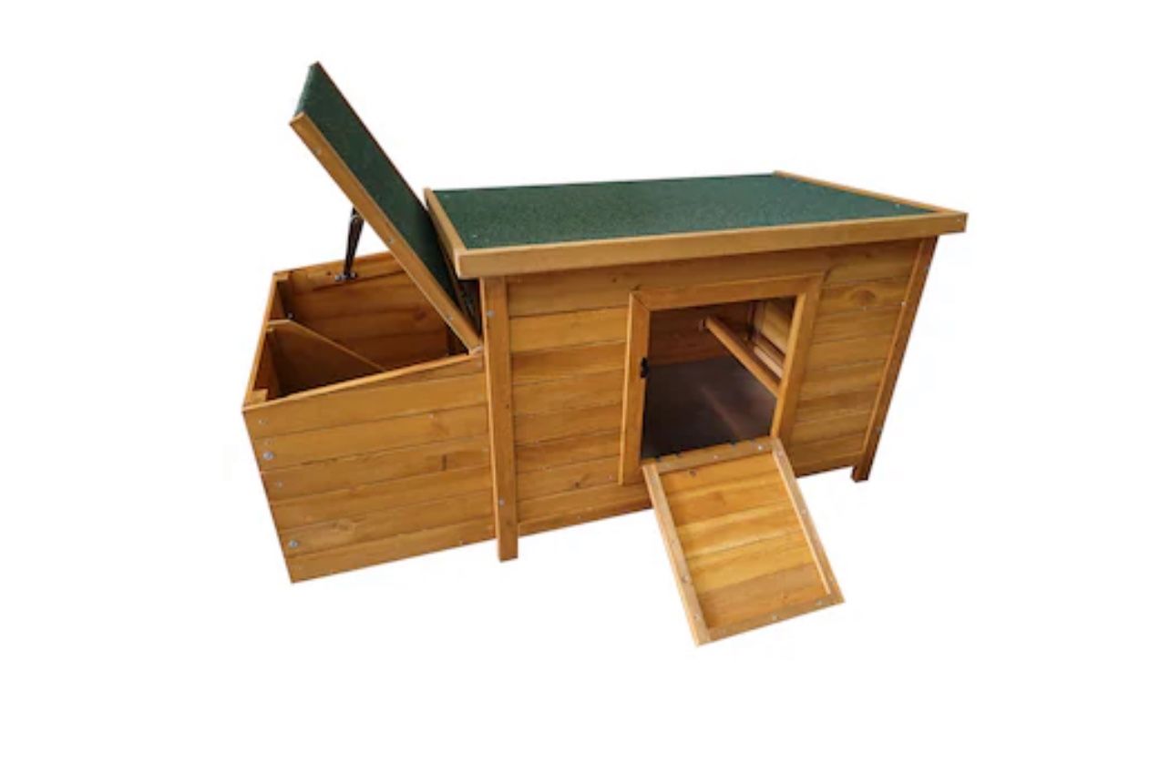 Brown Wood Chicken Coop (4 Left)