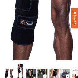 Ice Pack RE3 Ice Compression Pack For Knee Injuries, cold pack - knee, arm, leg