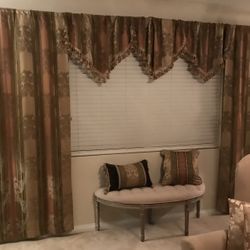 Drapes Valences & Matching Cushions