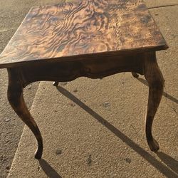 Custom Burnt Wood Table