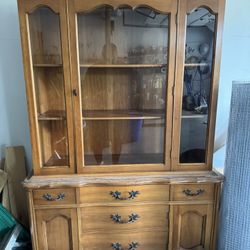 Beautiful Wood Hutch 