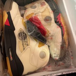 Off-White Air Jordan 5 Sail DS
