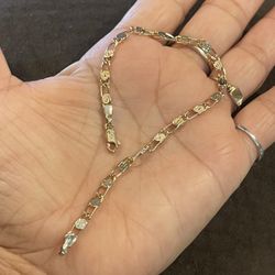 14k gold plated bracelet