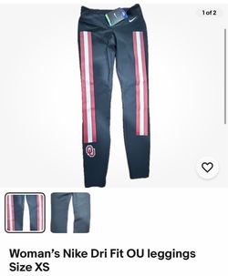 Nike Dri-Fit Oklahoma Sooners Leggings XS