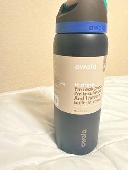 Owala FreeSip 32 oz Insulated Stainless Steel Water Bottle, Multicolor, New