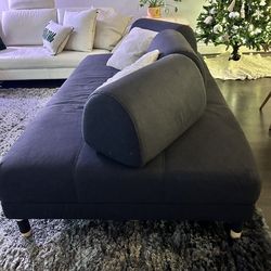 Blue Convertible Couch