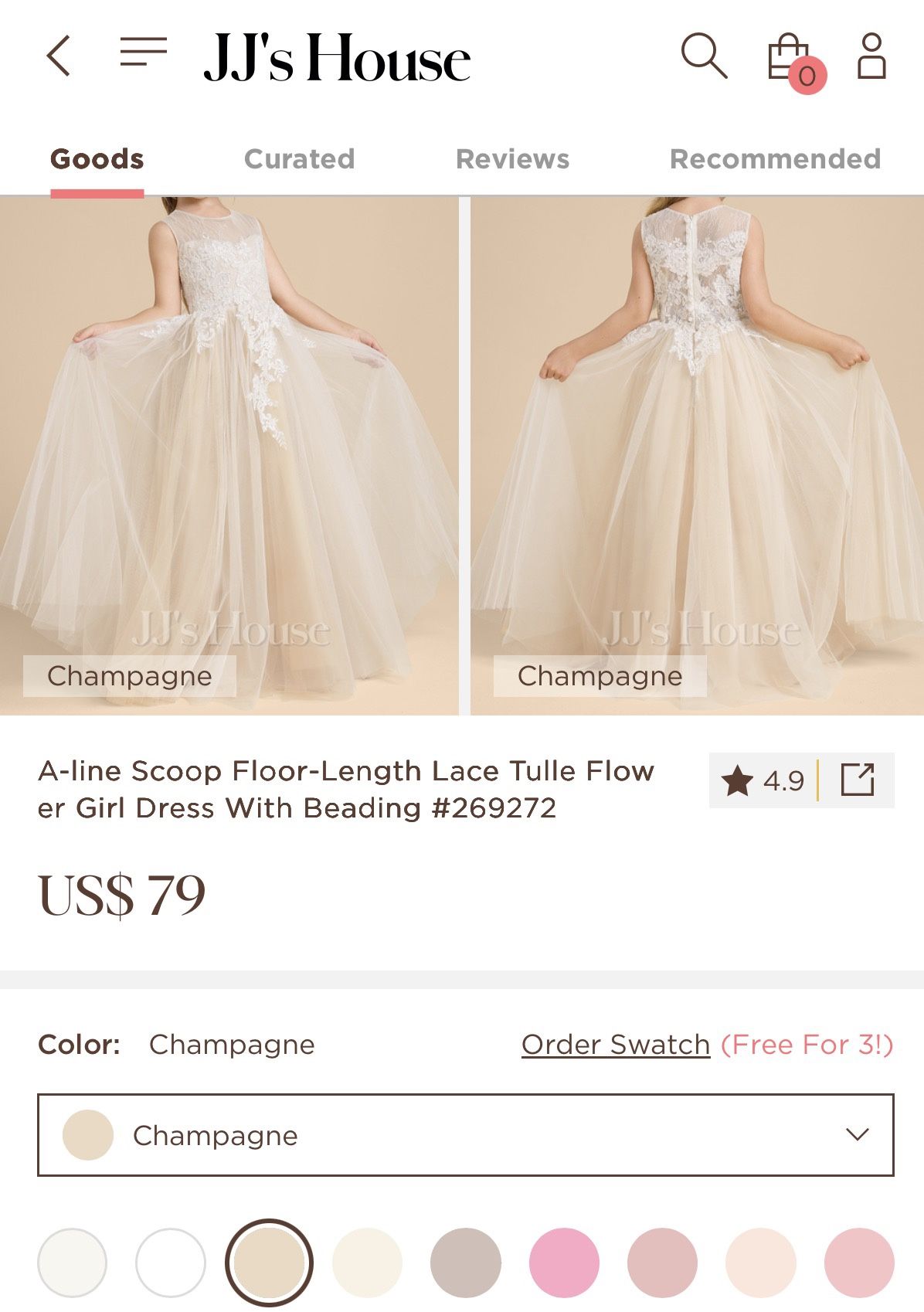 Size 12 Girls Dress