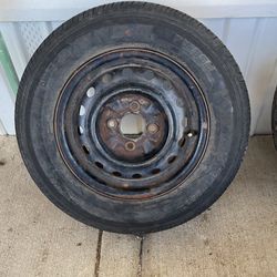 Steel 13” Rim And Tire $25