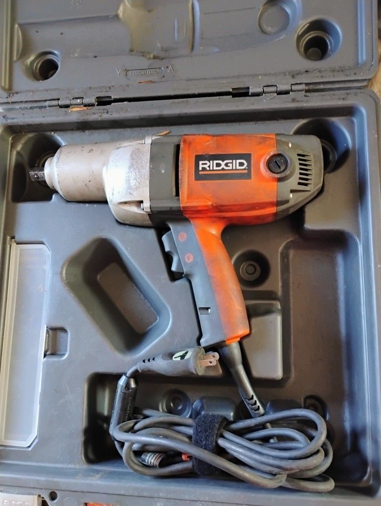 RIDGID 1/2" Impact Wrench R6300 High Power HighTorque W/ Case