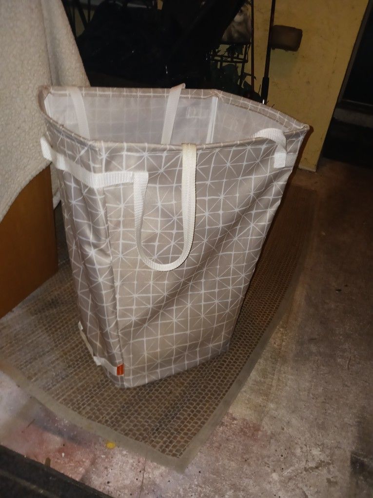 Ex Larg Cloth Laundry Basket Tote 7 Firm Look My Post Tons Item