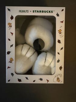 Peanuts x Starbucks Snoopy Plush Toy