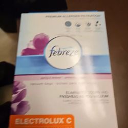 Lot Of 3 Febreze - Vacuum Filter - Electrolux C Bags - Spring & Renewal Scent  - 3pk #104