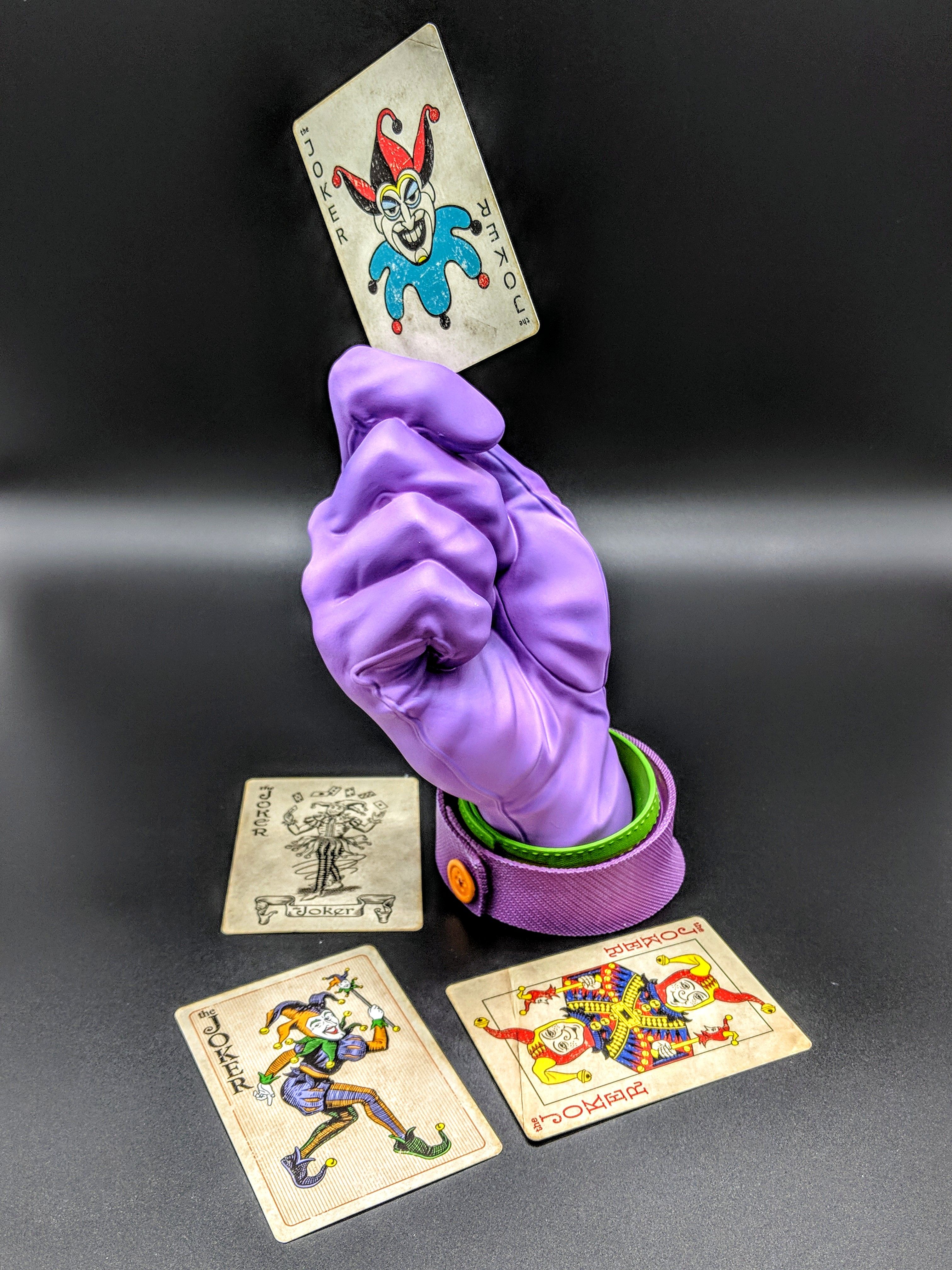 The Joker Calling Card Statue Life Size