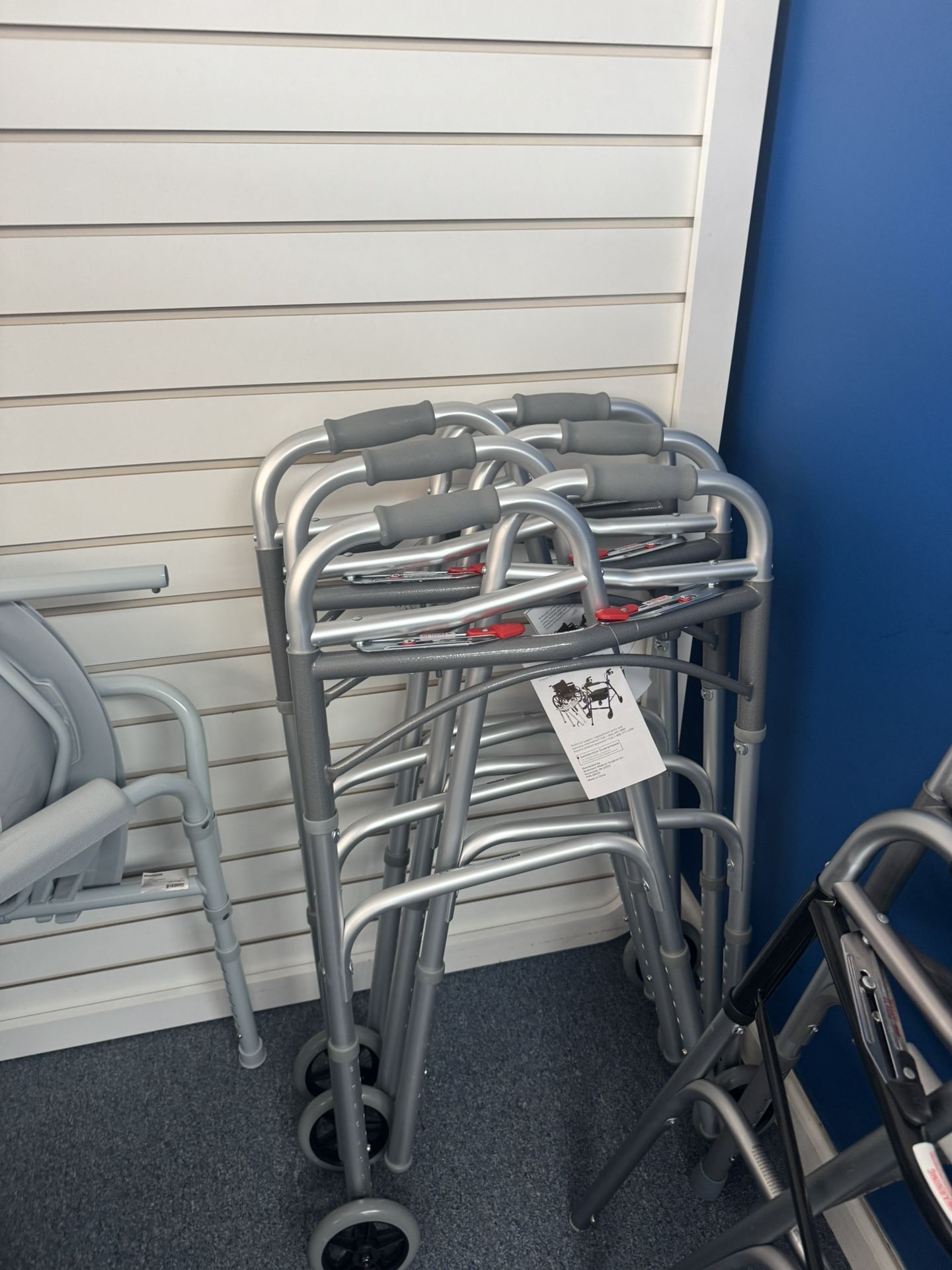 Adjustable Folding Walkers with Wheels – Brand New