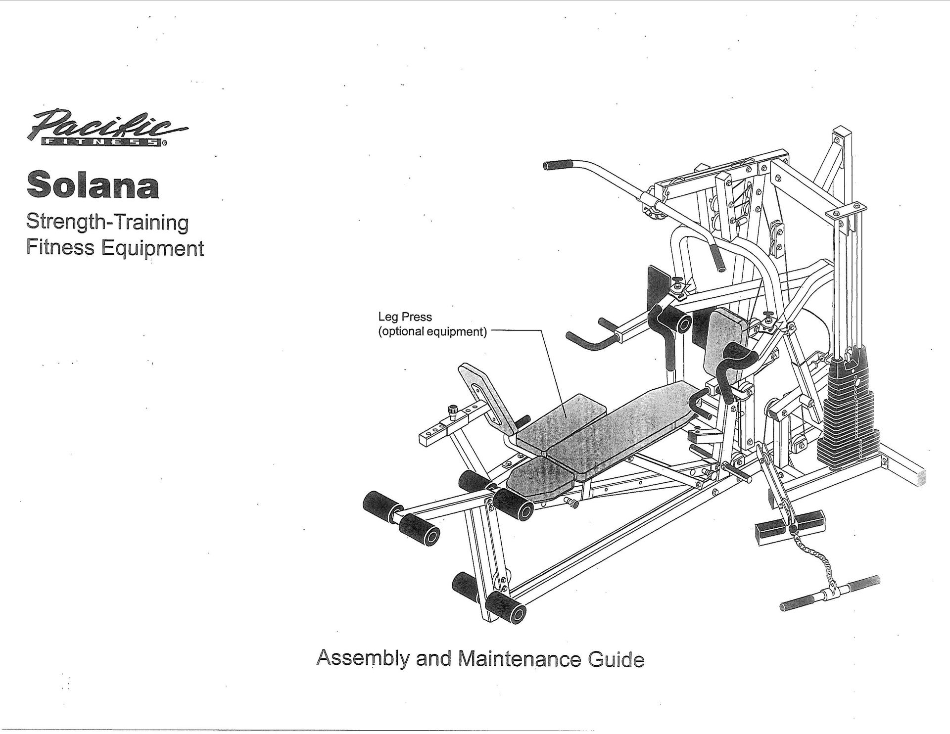 Pacific Fitness Solana Home Gym & Leg Press