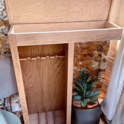 Maple Hunting Cabinet