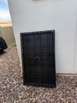 Large Black Wire Dog kennel