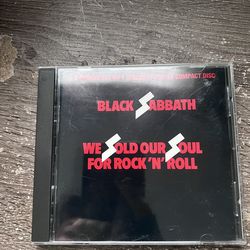 Black Sabbath We Sold Our Soul For Rock N Roll Cd