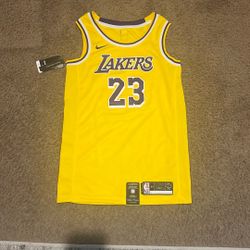 Nike Lebron James - Away Jersey - Yellow - Small 40