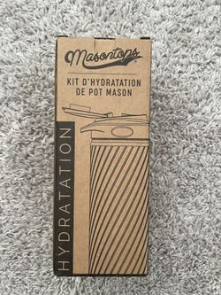 Masontops Glass Water Bottle