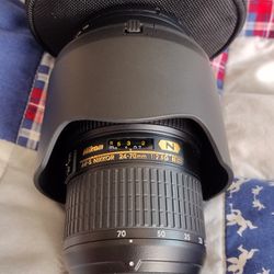 Nikon full frame DSLR camera AF-S 24-70mm lens new Nikkor

