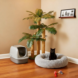 31.5" Palm Tree Cat Scratching Post